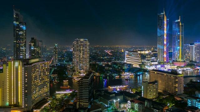 曼谷的夜晚视频素材