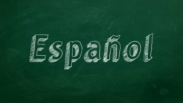 西班牙语学习的概念视频素材
