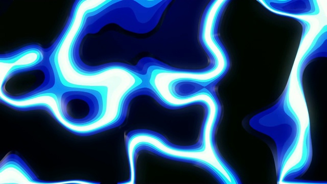 可循环的蓝色抽象条纹视频素材