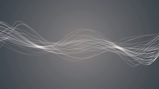 无限循环的现代艺术波浪线条视频素材