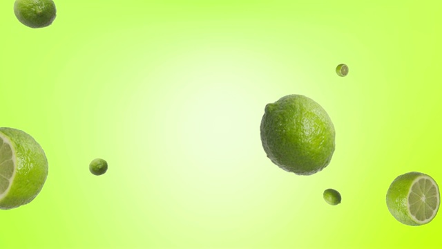 酸橙水果动画背景视频素材