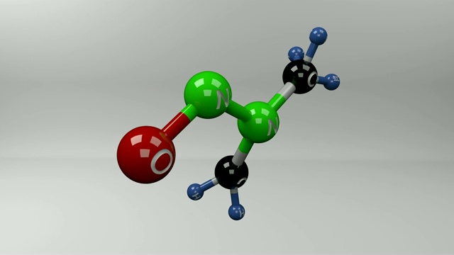 Nitrosodimethylamine分子。视频素材