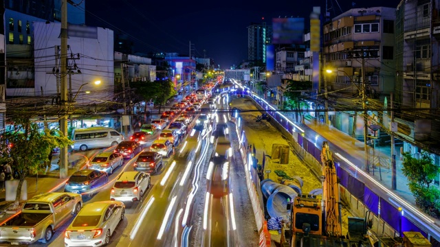 曼谷交通延时视频素材