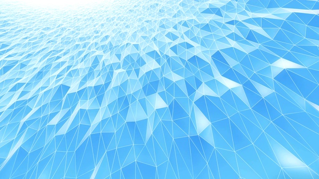 抽象几何图案背景(浅蓝色)-环视频素材