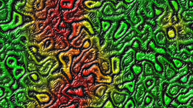 视频动画斑点背景绿色与彩虹梯度视频下载