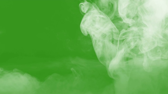 绿幕烟视频素材