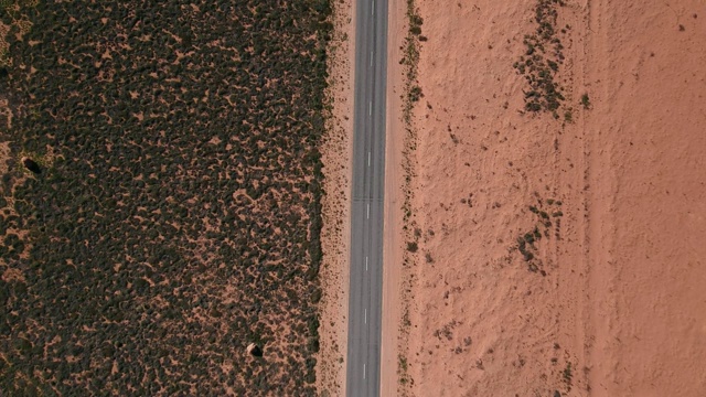 鸟瞰图的高速公路在澳大利亚视频下载