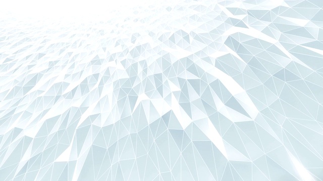 抽象几何图案背景(白色)-环视频素材