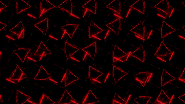 4k红色三角形抽象图案背景视频素材