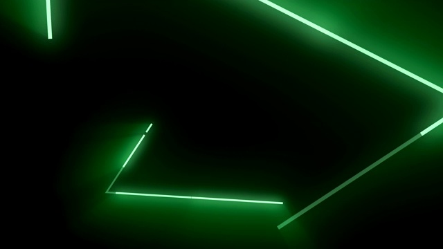 4k绿色三角形抽象音乐会背景视频素材
