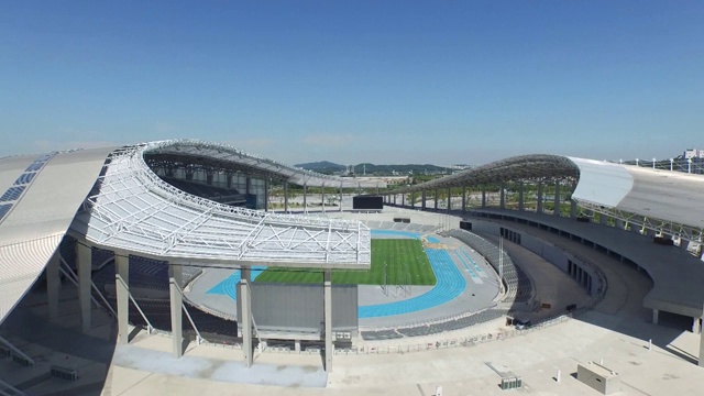韩国仁川亚洲主体育场视频素材