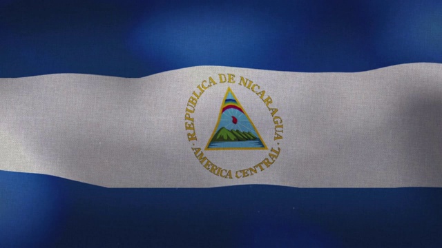 尼加拉瓜国旗飘扬视频下载