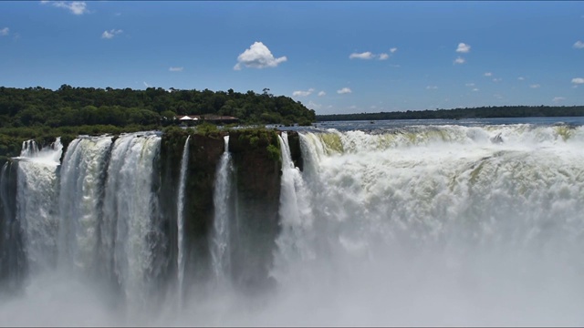 Iguazú瀑布景观魔鬼的喉咙阿根廷视频素材