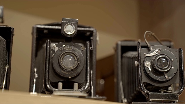 古董相机的特写镜头视频下载