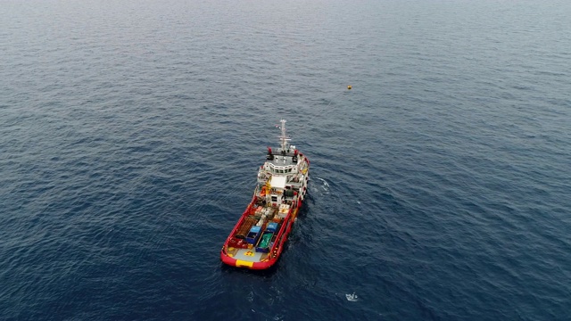海上货物工业生产石油和天然气石油视频下载
