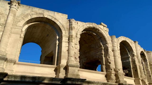 阿尔勒的罗马圆形剧场视频下载