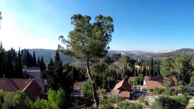 Gornenskiy修道院，位于以色列耶路撒冷的俄罗斯Ein Karem修道院视频下载