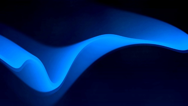 4k蓝色条纹光抽象动画背景无缝循环视频素材