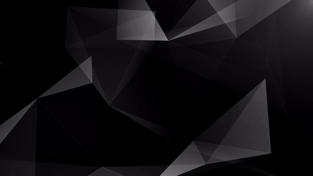 抽象几何背景无缝循环的黑白视频素材