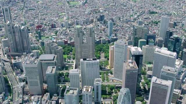 4k日本航拍，日本东京视频素材