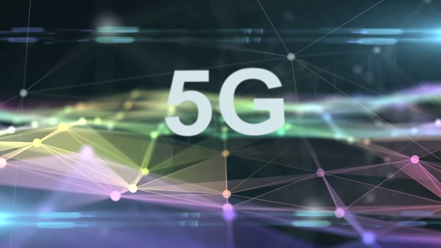 5G网络无线高速蜂窝移动互联网通信渲染视频素材