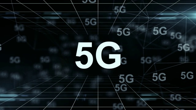 5G网络无线高速蜂窝移动互联网通信渲染视频素材