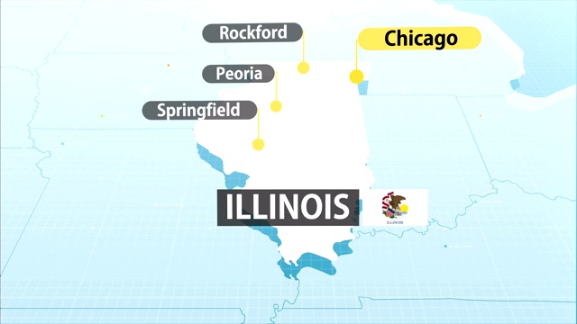 芝加哥州地图视频下载