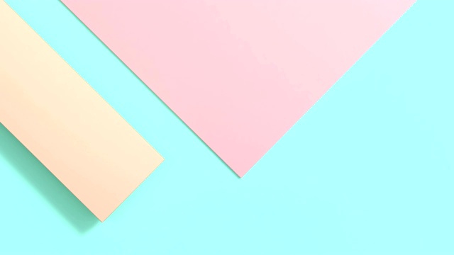 粉彩平面lay抽象背景3d渲染运动最小视频素材