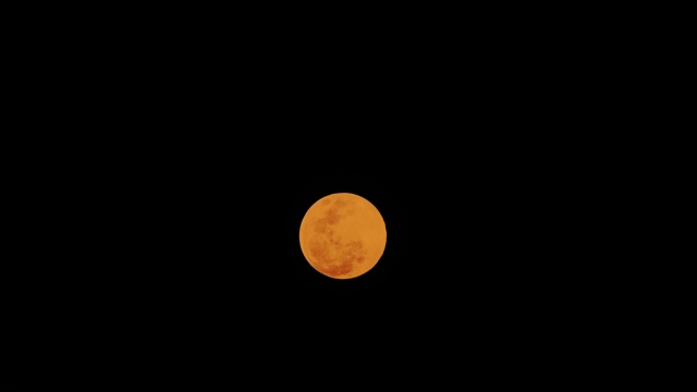 红色的月亮视频素材