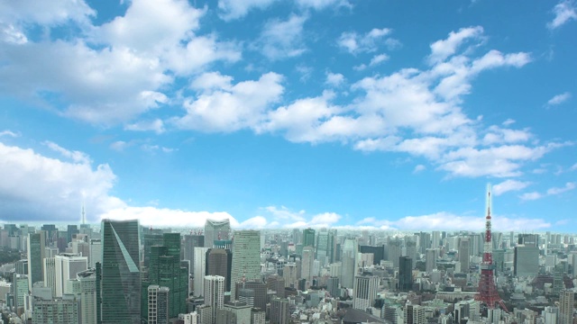 东京的城市。视频素材