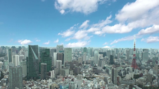 东京的城市。时间流逝。视频素材