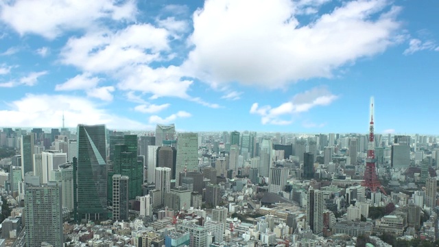 东京的城市。时间流逝。视频素材