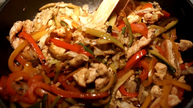 准备美味健康的中国食物视频素材