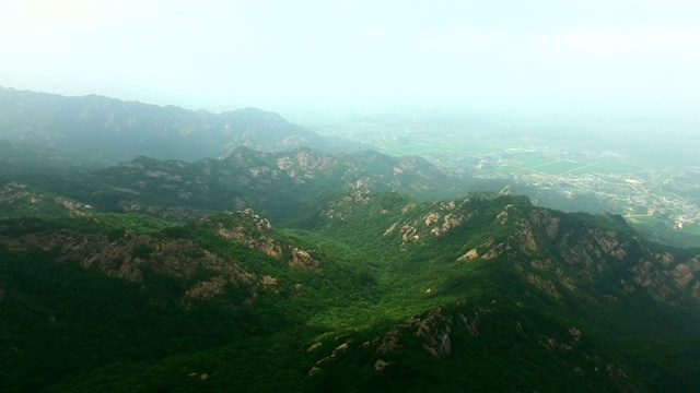 韩国全罗南道延根的卧龙山国家公园视频素材