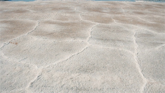 阿根廷的干盐湖。视频素材