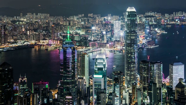T/L TU在香港的摩天大楼视频下载
