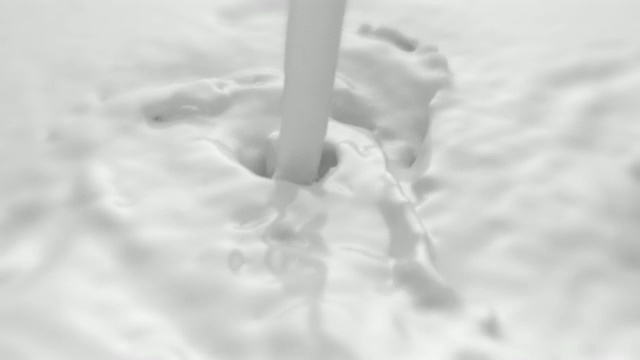 牛奶飞溅的背景视频下载