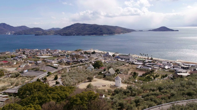 日本香川高松Shodoshima橄榄园视频素材