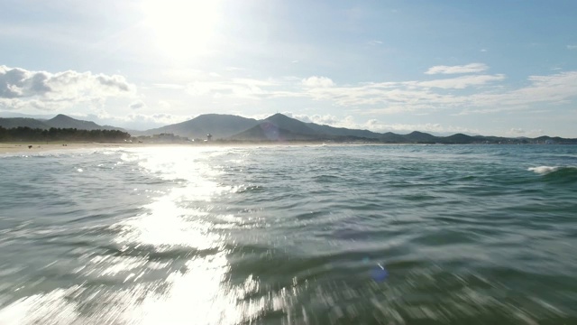 韩国江原道高城郡的松吉浩海滩视频素材