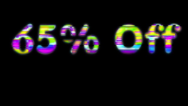 65% Off扫描行字视频下载