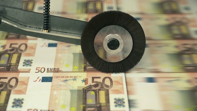 印刷50欧元钞票视频下载
