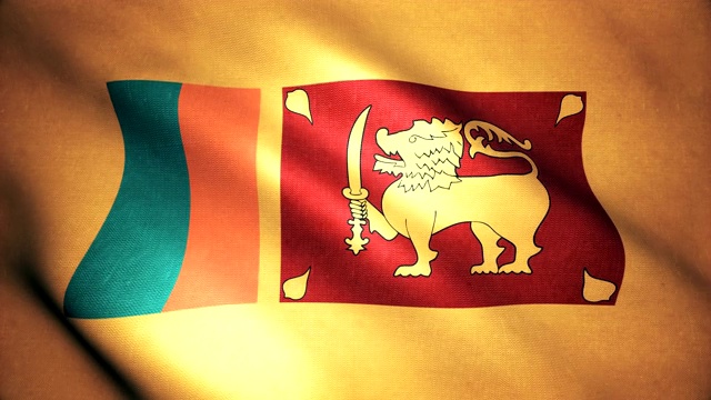 斯里兰卡国旗4K视频下载