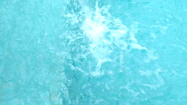 游泳池的清水，4K分辨率视频素材