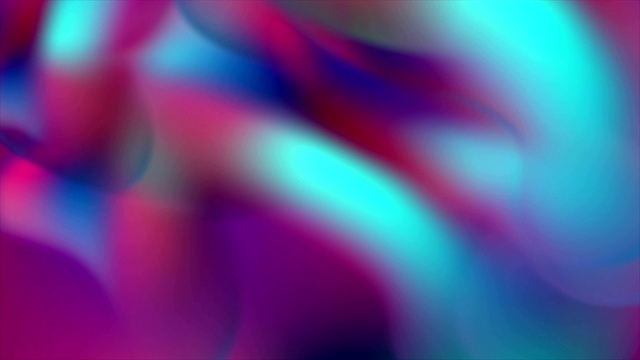 全息液体平滑波抽象视频动画视频素材