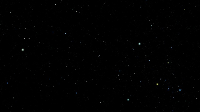夜空中闪烁的星群视频素材
