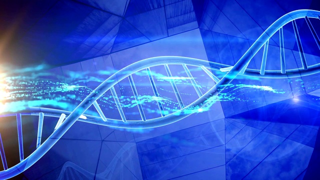 DNA双螺旋医学背景视频素材
