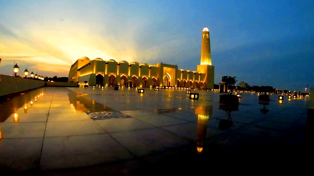 卡塔尔国家清真寺视频下载