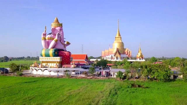 泰国差春骚省的阿卡德寺视频素材