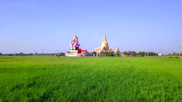 泰国差春骚省的阿卡德寺视频素材