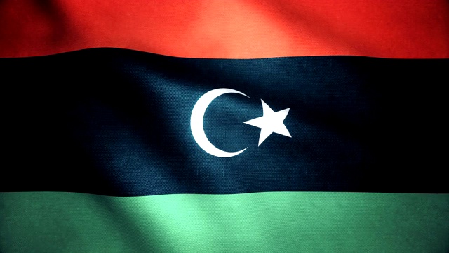 利比亚国旗4 k视频素材
